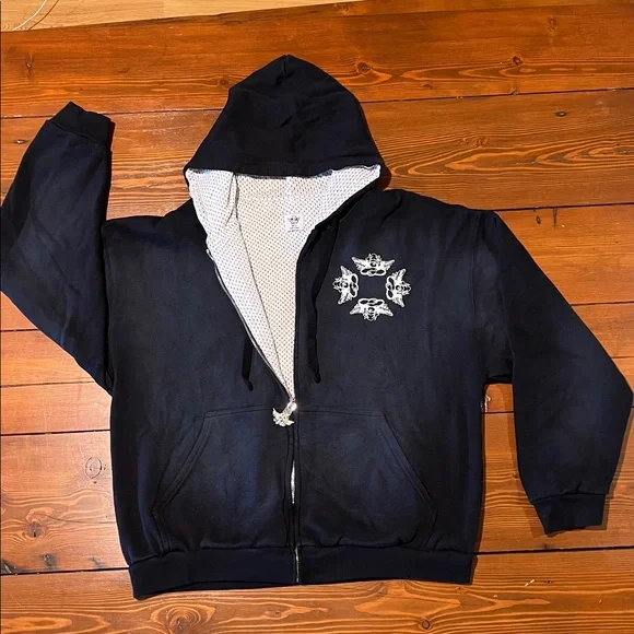 Boys Lie - Til Death Do Us Part - Coord Hoodie & Joggers Black - Size M/L & L - Picture 5 of 14